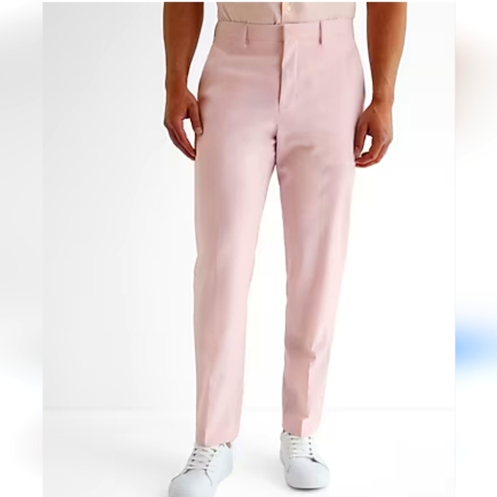 EXPRESS MEN PINK SLIM PANTS SIZE 32/30